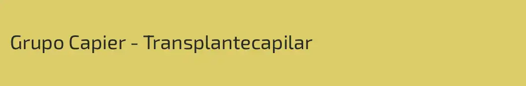 Grupo Capier - Transplantecapilar